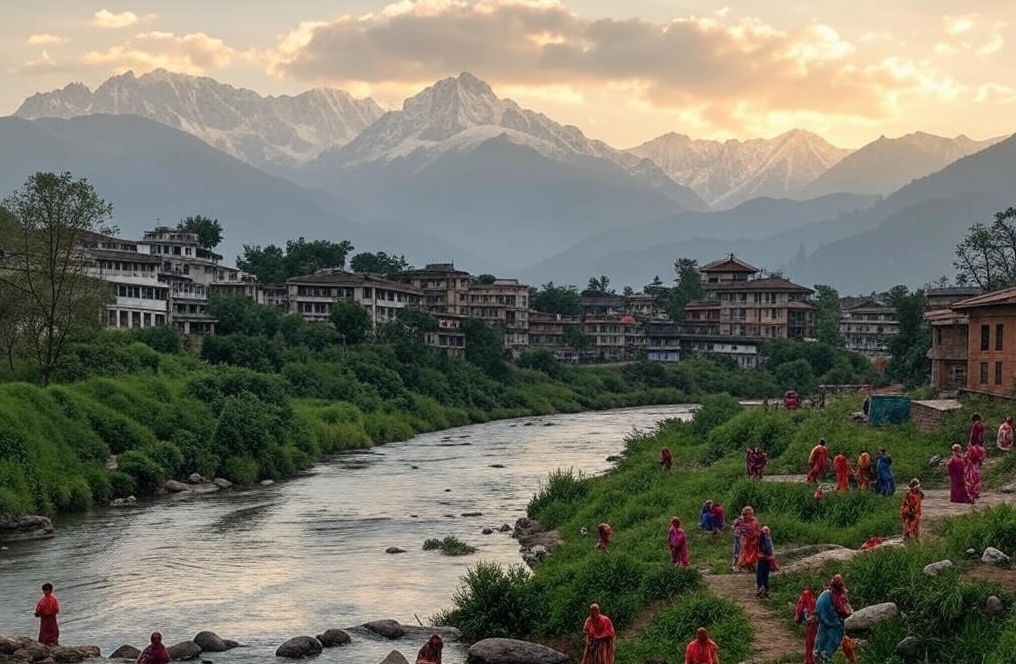 Wynajem pracowników z Nepalu - widok na wioskę